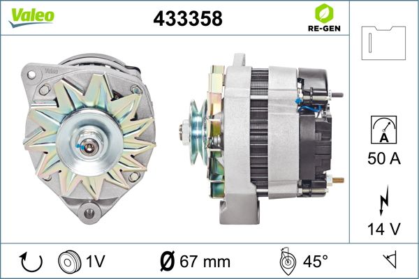 433358 VALEO Генератор
