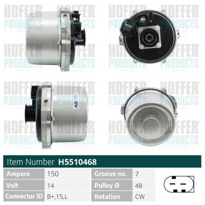 H5510468 HOFFER Генератор