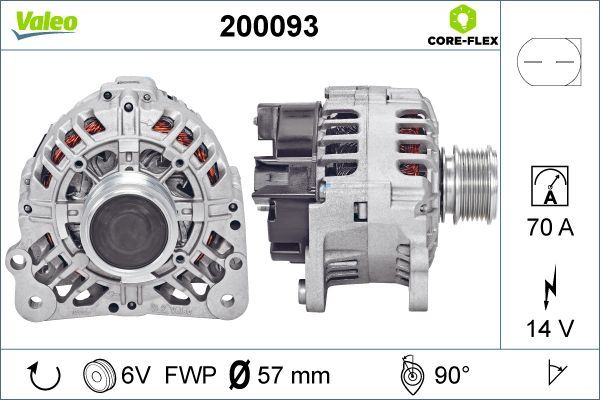 200093 VALEO Генератор
