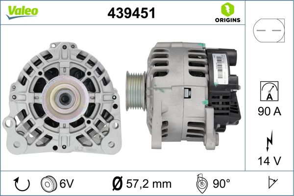 439451 VALEO Генератор