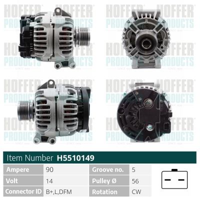 H5510149 HOFFER Генератор