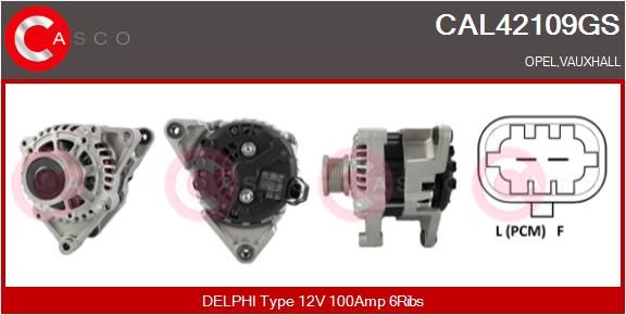 CAL42109GS CASCO Генератор
