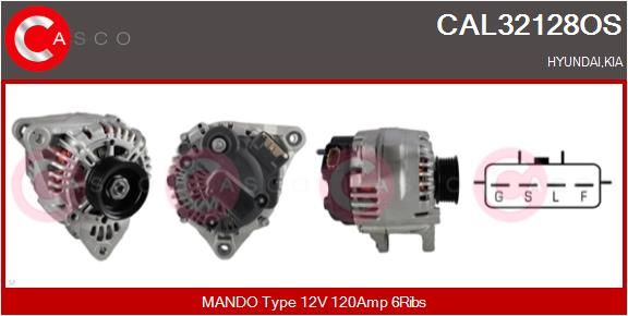 CAL32128OS CASCO Генератор