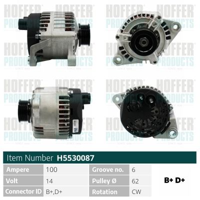 H5530087 HOFFER Генератор