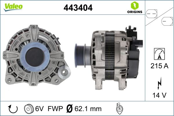 443404 VALEO Генератор