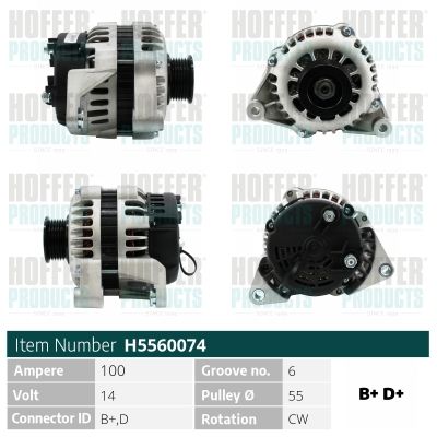 H5560074 HOFFER Генератор