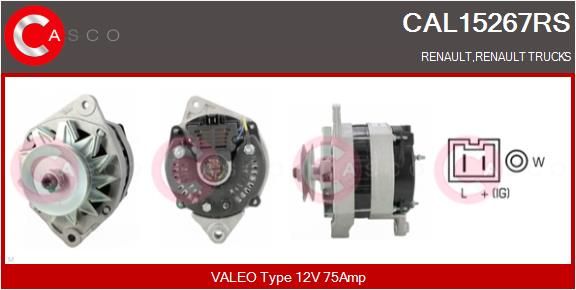 CAL15267RS CASCO Генератор