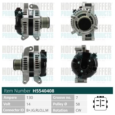 H5540408 HOFFER Генератор
