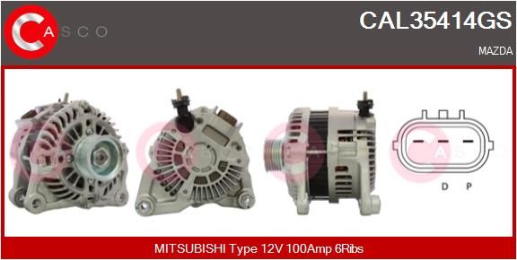 CAL35414GS CASCO Генератор