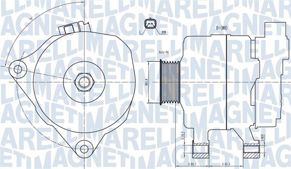 063731499010 MAGNETI MARELLI Генератор