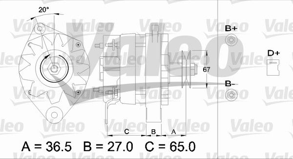 436246 VALEO Генератор