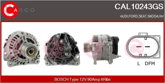 CAL10243GS CASCO Генератор