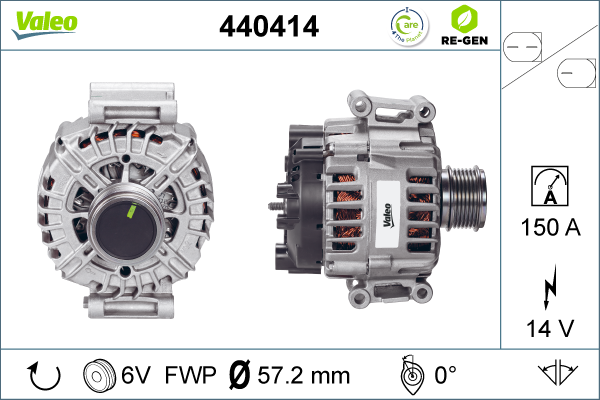 440414 VALEO Генератор