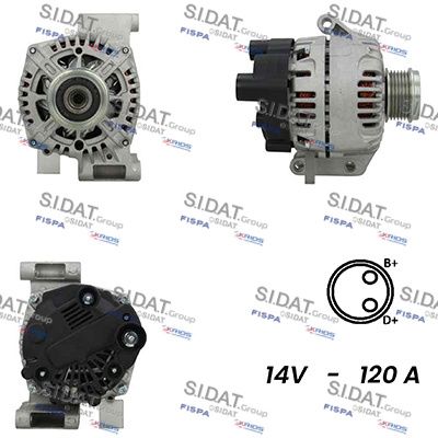 A12VA0139A2 FISPA Генератор