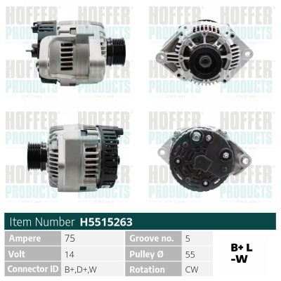 H5515263 HOFFER Генератор