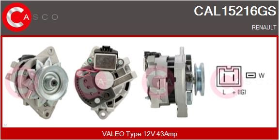 CAL15216GS CASCO Генератор