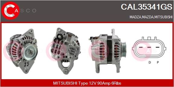 CAL35341GS CASCO Генератор