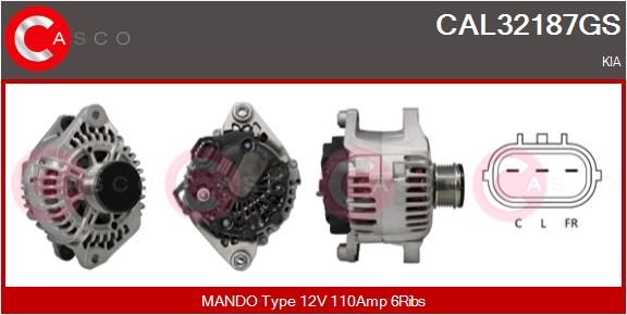 CAL32187GS CASCO Генератор