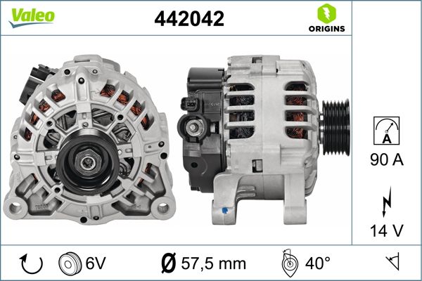 442042 VALEO Генератор