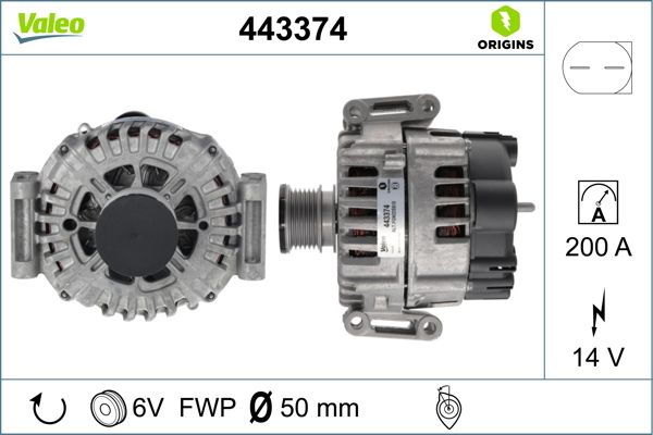 443374 VALEO Генератор