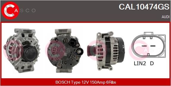 CAL10474GS CASCO Генератор