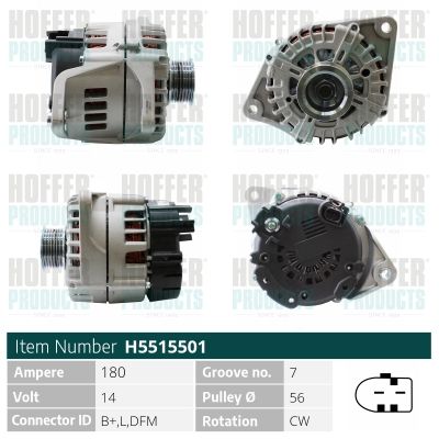 H5515501 HOFFER Генератор