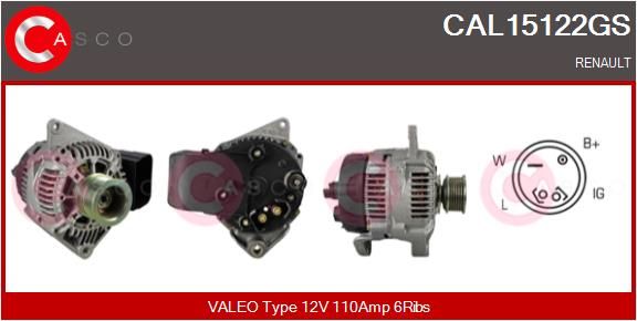 CAL15122GS CASCO Генератор