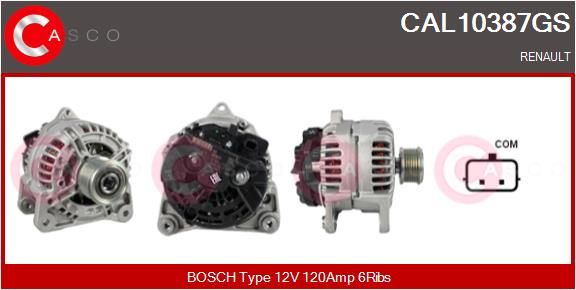CAL10387GS CASCO Генератор