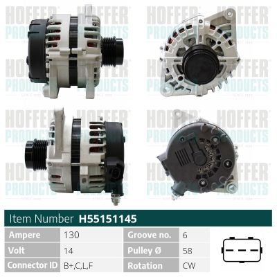 H55151145 HOFFER Генератор