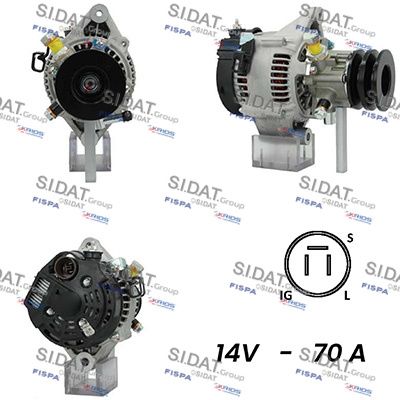 A12DE0725A2 FISPA Генератор