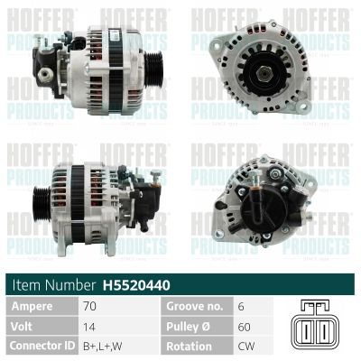 H5520440 HOFFER Генератор