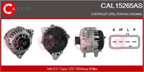 CAL15265AS CASCO Генератор