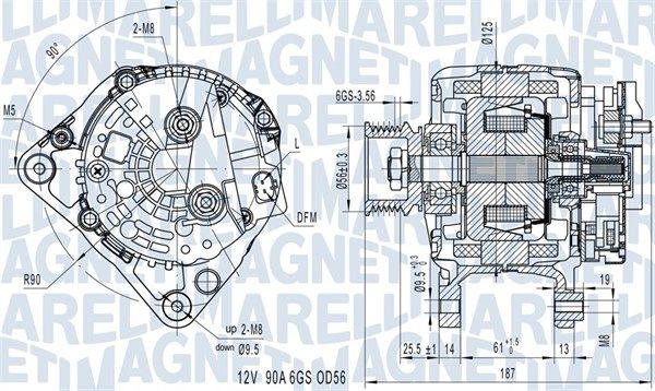 063731512010 MAGNETI MARELLI Генератор