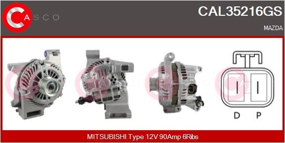 CAL35216GS CASCO Генератор