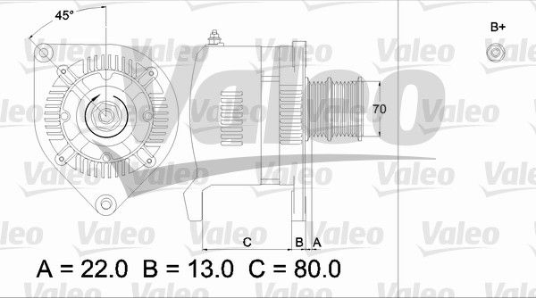 436508 VALEO Генератор
