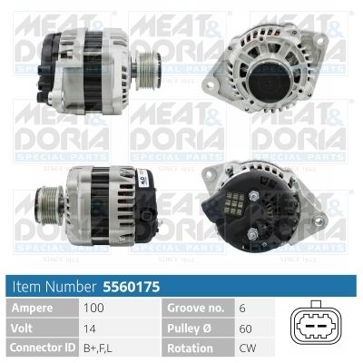5560175 MEAT & DORIA Генератор