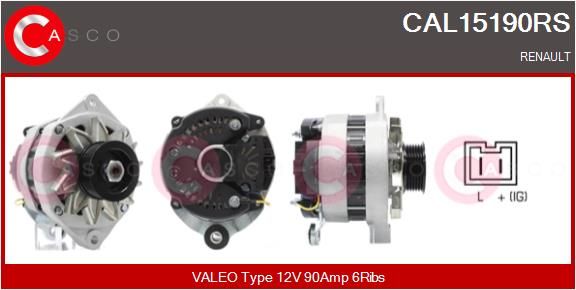 CAL15190RS CASCO Генератор