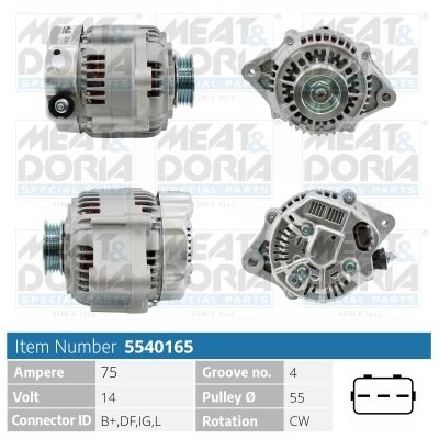 5540165 MEAT & DORIA Генератор