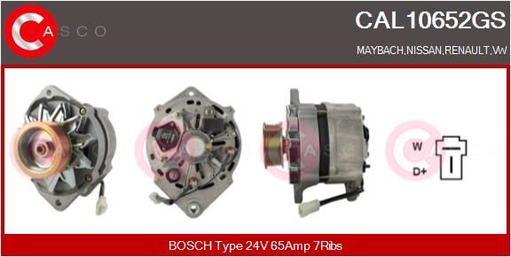 CAL10652GS CASCO Генератор