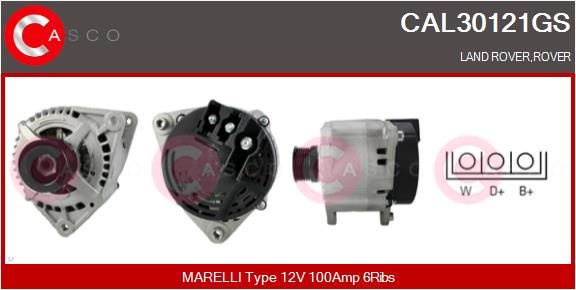 CAL30121GS CASCO Генератор