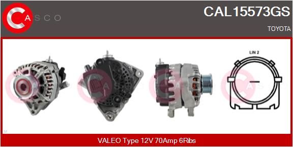 CAL15573GS CASCO Генератор