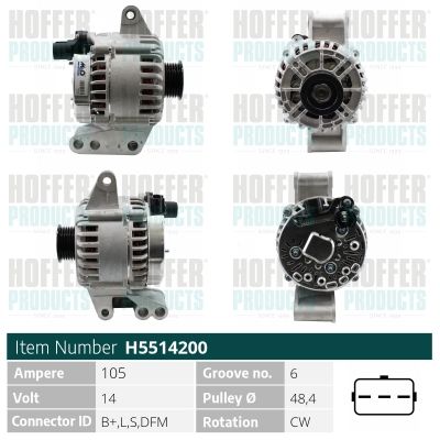 H5514200 HOFFER Генератор