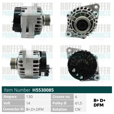 H5530085 HOFFER Генератор