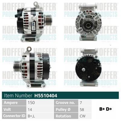 H5510404 HOFFER Генератор