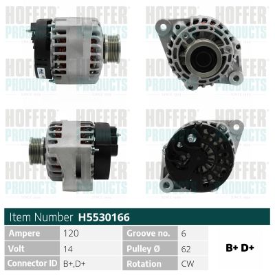 H5530166 HOFFER Генератор
