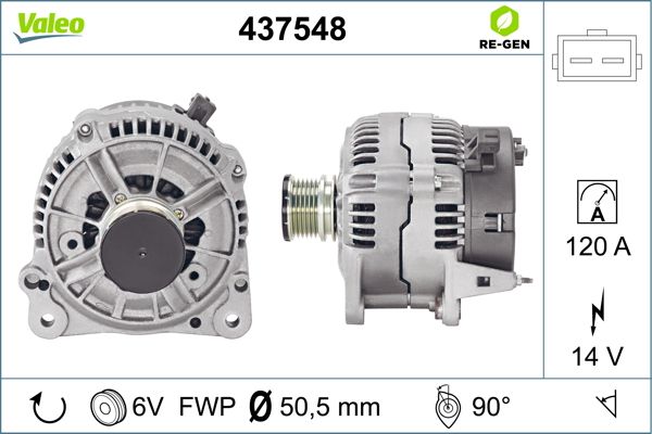 437548 VALEO Генератор