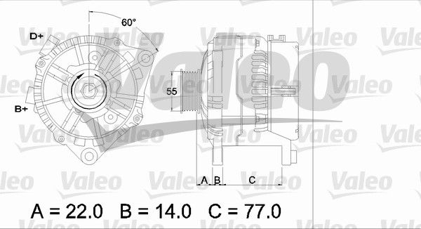 436685 VALEO Генератор