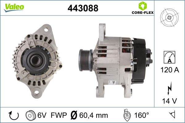 443088 VALEO Генератор