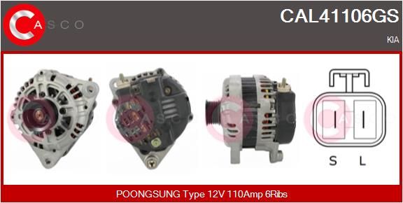CAL41106GS CASCO Генератор