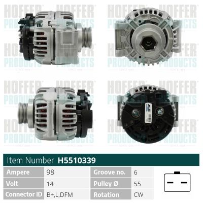 H5510339 HOFFER Генератор